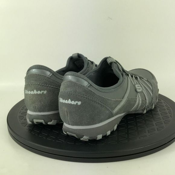 Skechers Biker Dream Come True Gray Slip On Shoes 21140 Women’s Size 8 - Picture 5 of 12